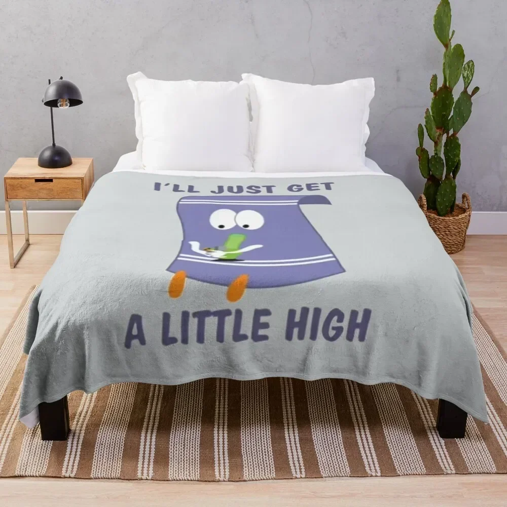 

I'll Just Get A Little High Throw Blanket Single Beach Thin Custom Blankets