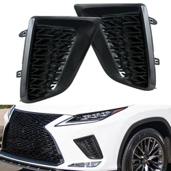 Car Fog Lights Cover For Lexus RX350 RX450H 2020 2021 2022 Front Bumper Fog Light Grille Frame Car Accessories