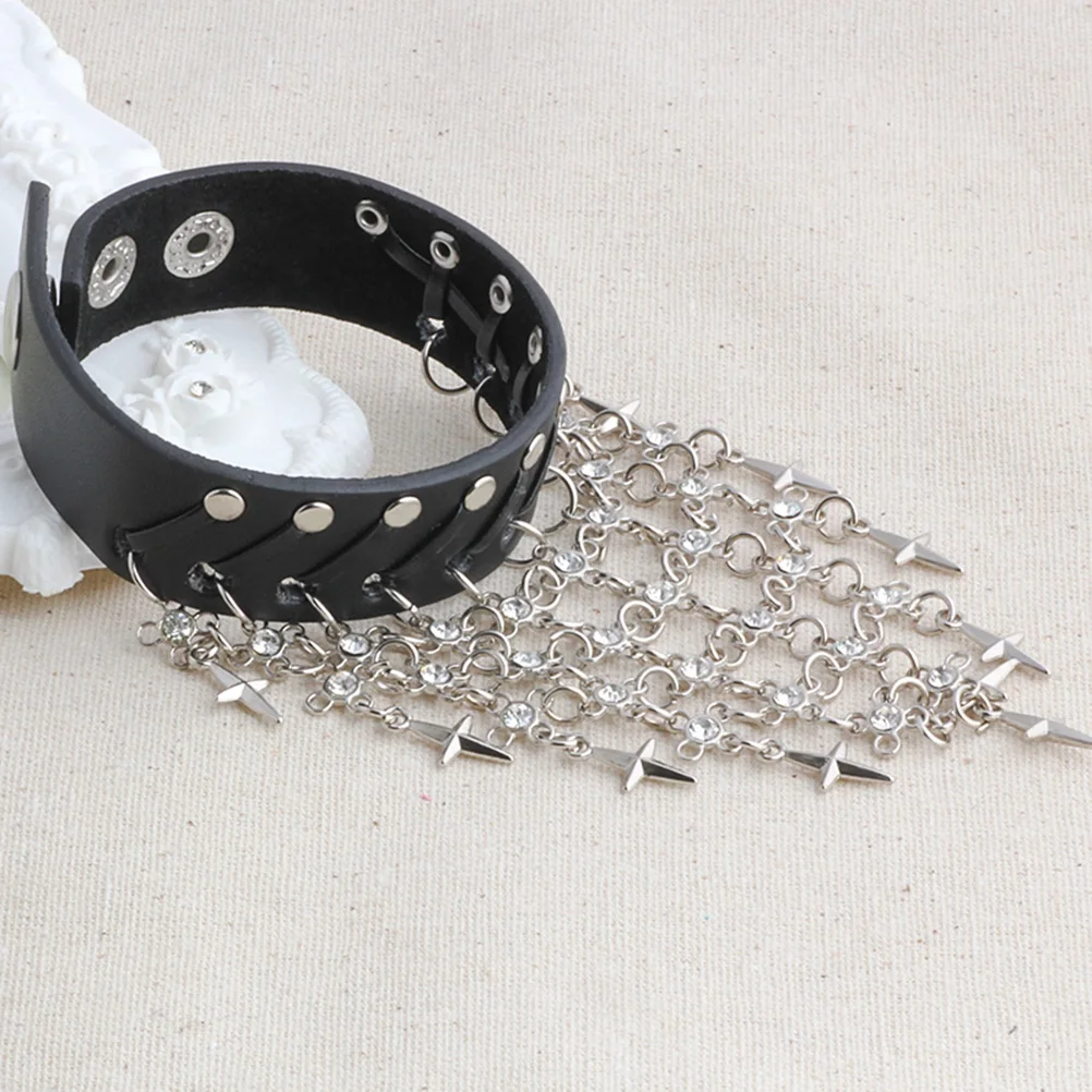 أساور على طراز فاسق للرجال والنساء، إكسسوارات Steampunk عتيقة، هدايا، تصميمات الأصفاد القبلية #5