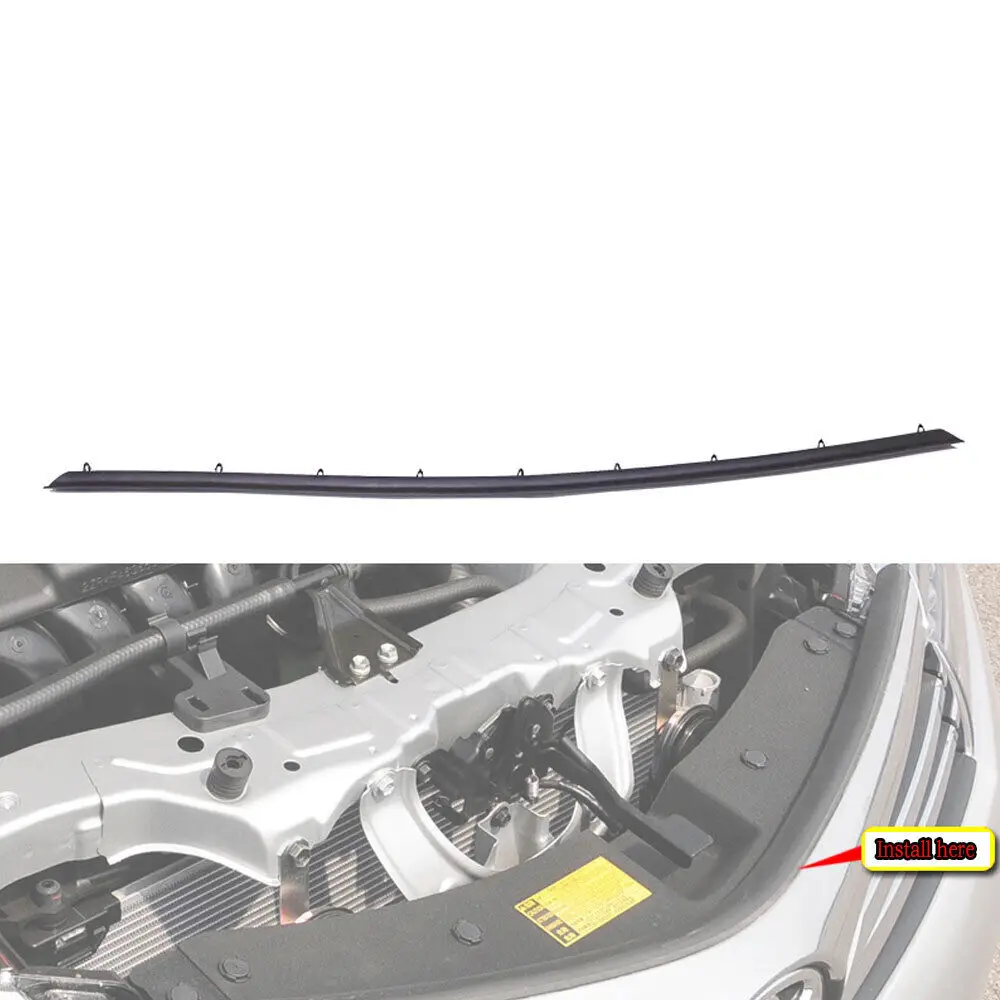 Car Sticker For 2014-2017 Toyota Corolla Front Engine Hood Sealing Strip Rubber Weatherstrip Car Accessories