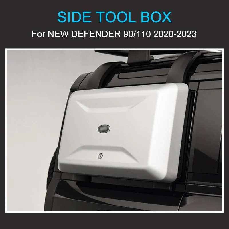 Side Box for Land Rover Defender 90 110 2020-2024  Tool  Box High Quality Luggage Box Free installation bracket