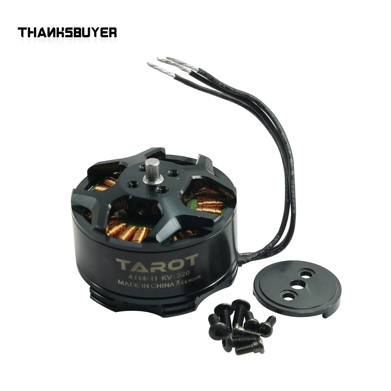 Tarot-RC TL100B08 4114 320kv عالية الكفاءة فرش السيارات متعدد المحاور متعدد الدوار الطائرة بدون طيار فرش السيارات لجزء طائرة هليكوبتر RC