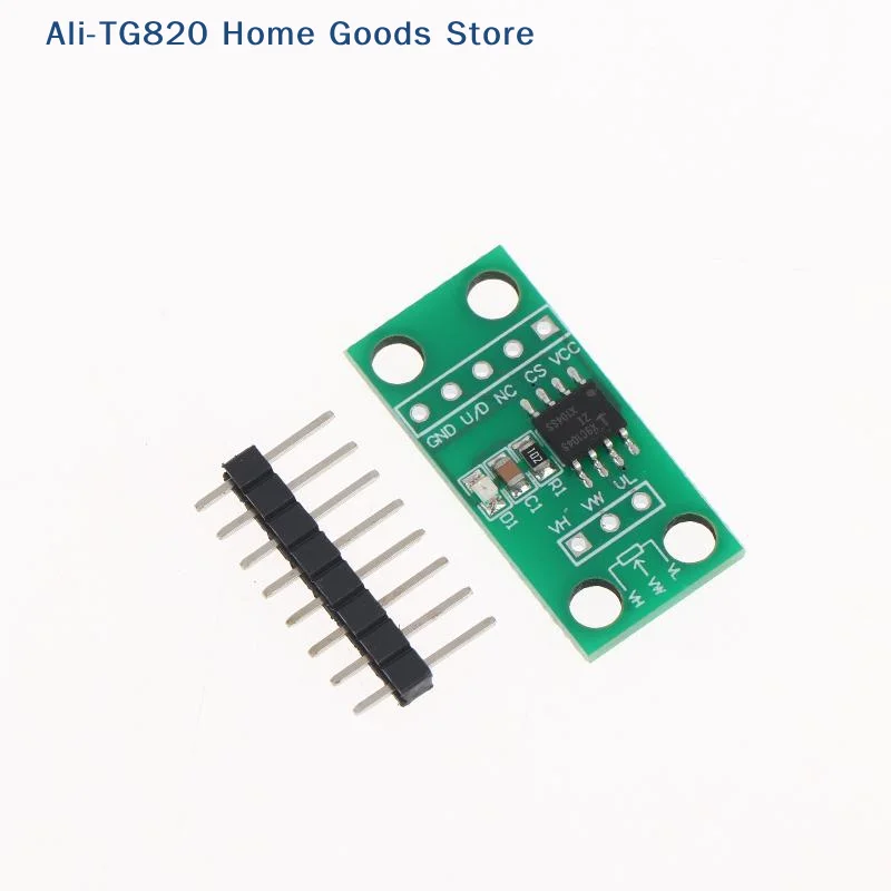 [TG820]10K 50K Adjustable 100th Order Digital Potentiometer Board Module DC3V-5V For X9C103S X9C503S