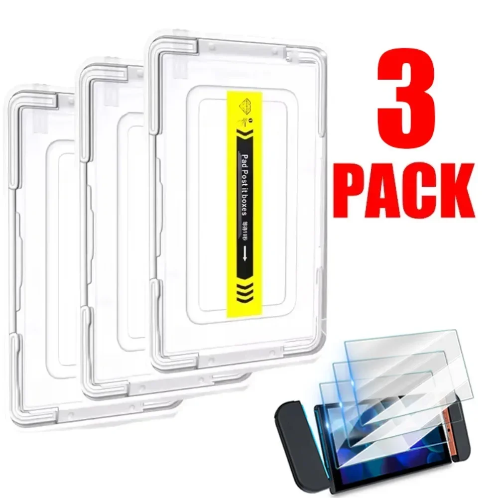 Easy Install Screen Protector for Nintendo Switch 2 Game Console HD Tempered Glass Anti-Scratch Protector Film with Joystick Cap - Image 6