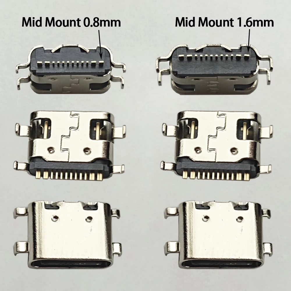 5-10 Stück weiblicher USB-Typ-C-Ladeanschluss für Newland NLS-NFT10 Teclast M40 TLA007 P20 X10HD Buchse Kontaktbuchse Stecker – Detail 3