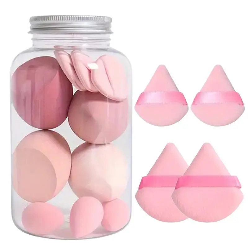 

14Pcs Makeup Sponge Cosmetic Puff Foundation Sponges Blender Beauty Egg Powder Sponge Make Up Accessories Women Makeup Tools