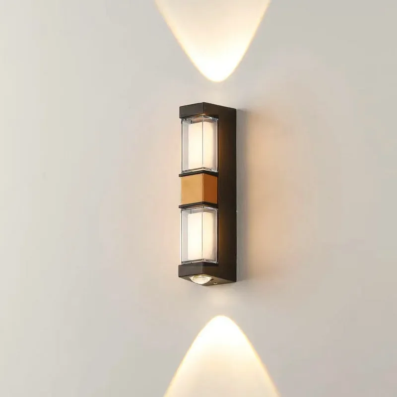 for 2023 New Simple LED Outdoor Wall Lamp for Courtyard Exterior Wall Aisle Living Room Bedroom Creative Garden Light