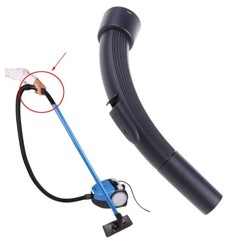 32mm Vacuum Cleaner Hose Handle Plastic Bent End Curved Filter Nozzle Spare Part