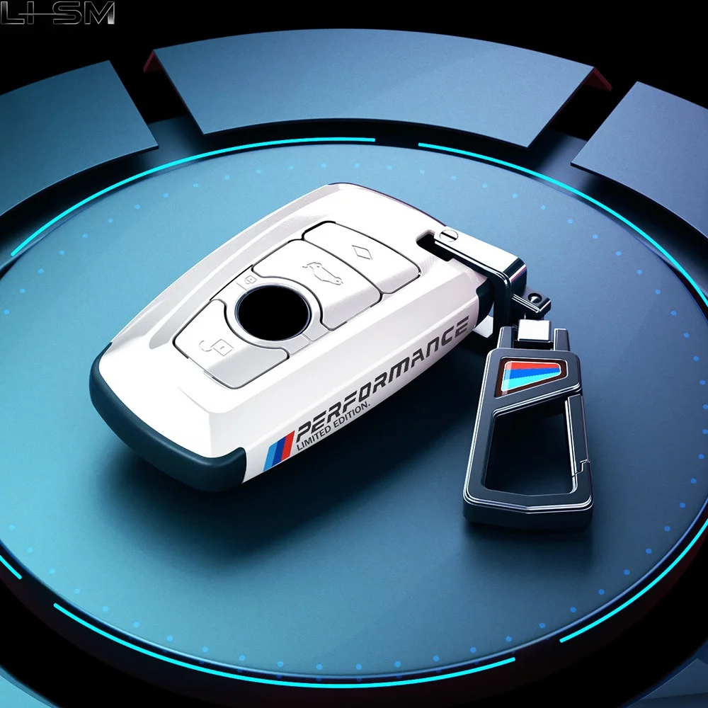PC Plating Car Remote Key Case Cover Shell Fob for BMW X1 X3 X4 X5 X6 F15 F16 G30 G20 3 5 7 Series G01 G02 G05 G11 G32 F48 F39