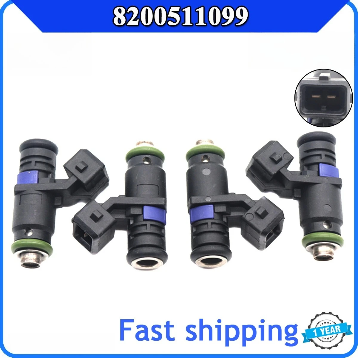 

8200511099 Car Fuel Injectors For LAGUNA II Megane Sport F4R 774 F4Rt 774 8200272182 8200233919