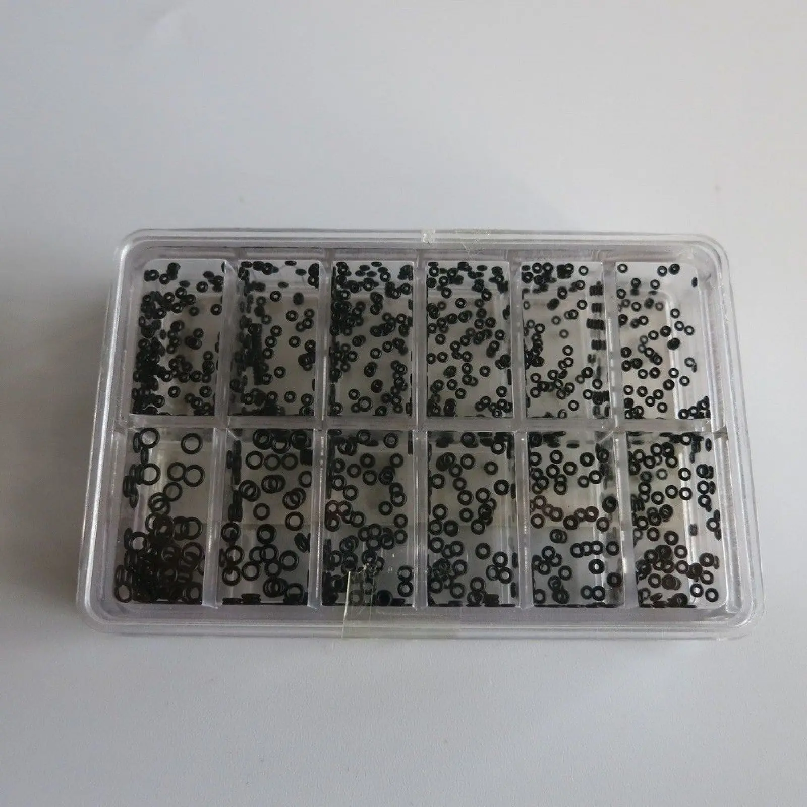 مقاوم للماء دائم 12 حجم ترقية متنوعة صغيرة O-خواتم ساعة المطاط غسالة يا خاتم ساعة تاج O خواتم أدوات إصلاح الساعاتي #5