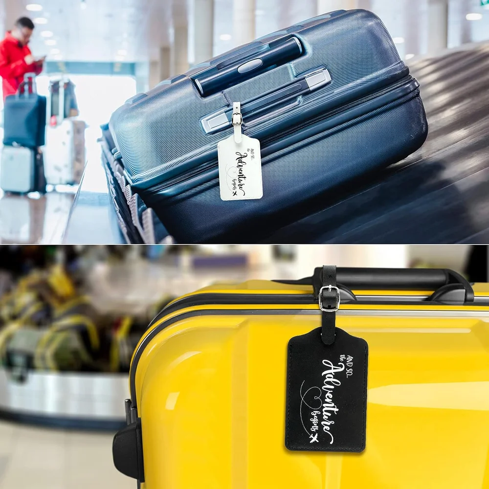 2-pack Bridal Luggage Tags Honeymoon Wedding Travel Tags Weeding Decoration for Suitcases Handbags Bags Purses Backpacks Cases