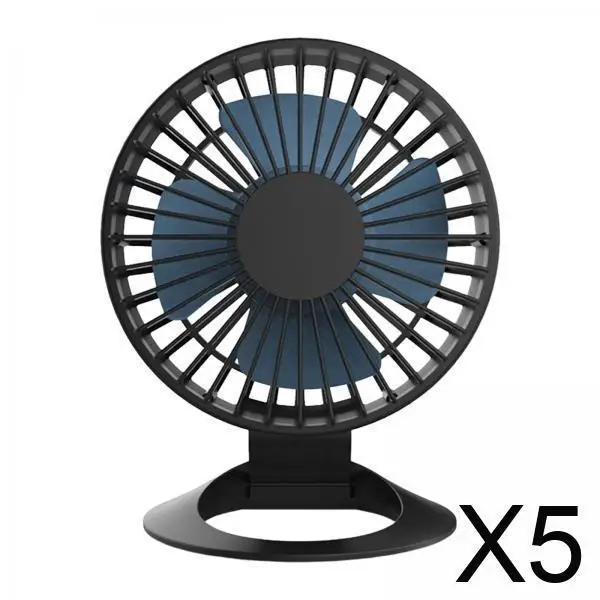 

Compact USB Rechargeable Desk Fan Four Blade Adjustable Air Cooling for Home Office and Travel