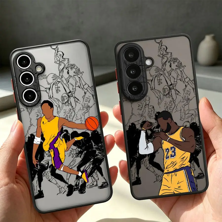 Basketball Star Cool Case for Samsung Galaxy A53 A54 A73 A33 A34 A36 A17 A52 A52S A72 A14 A23 A35 A56 A55 A16 A15 Phone Cover