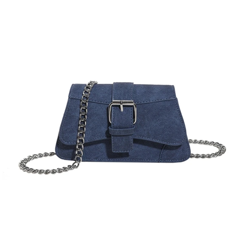 

Girls' Underarm Armpit Bag Woman PU Leather Crossbody Chain Flap Bag Lady Small Elegant Saddle for Cellphone Korean Style