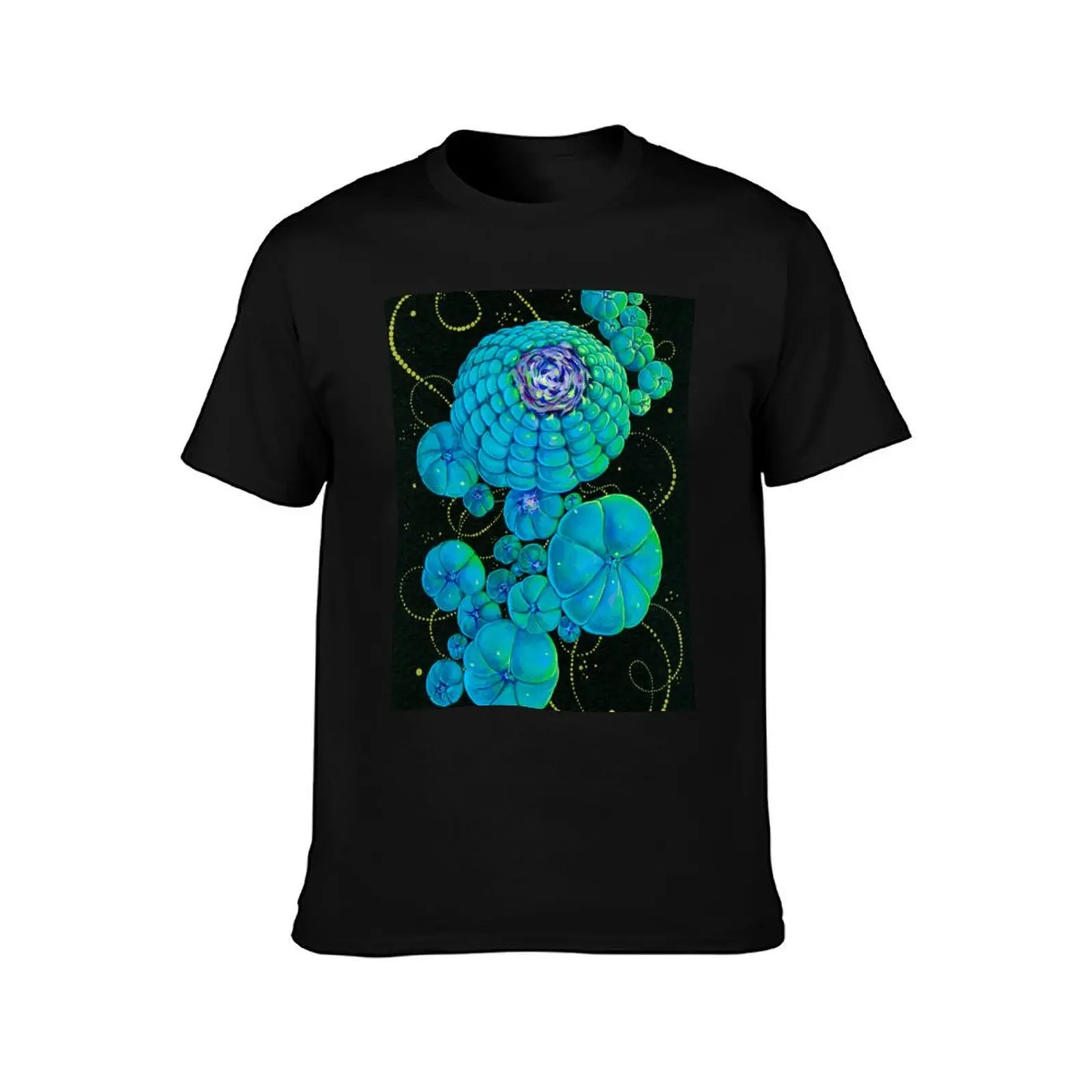 Fluorescent cacti T-Shirt Work Wear Simple Tee Shirt T-Shirt