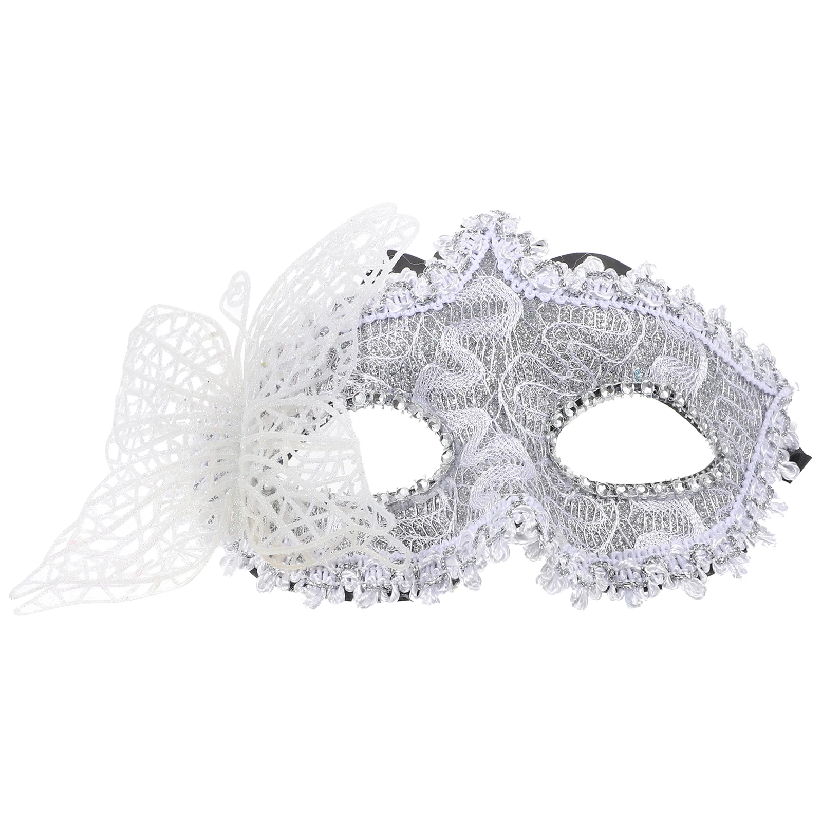 

Butterfly Masquerade Half Face Mask Lace Plastic Party Costume Accessory For Women Halloween Cosplay Ball Decor Mask