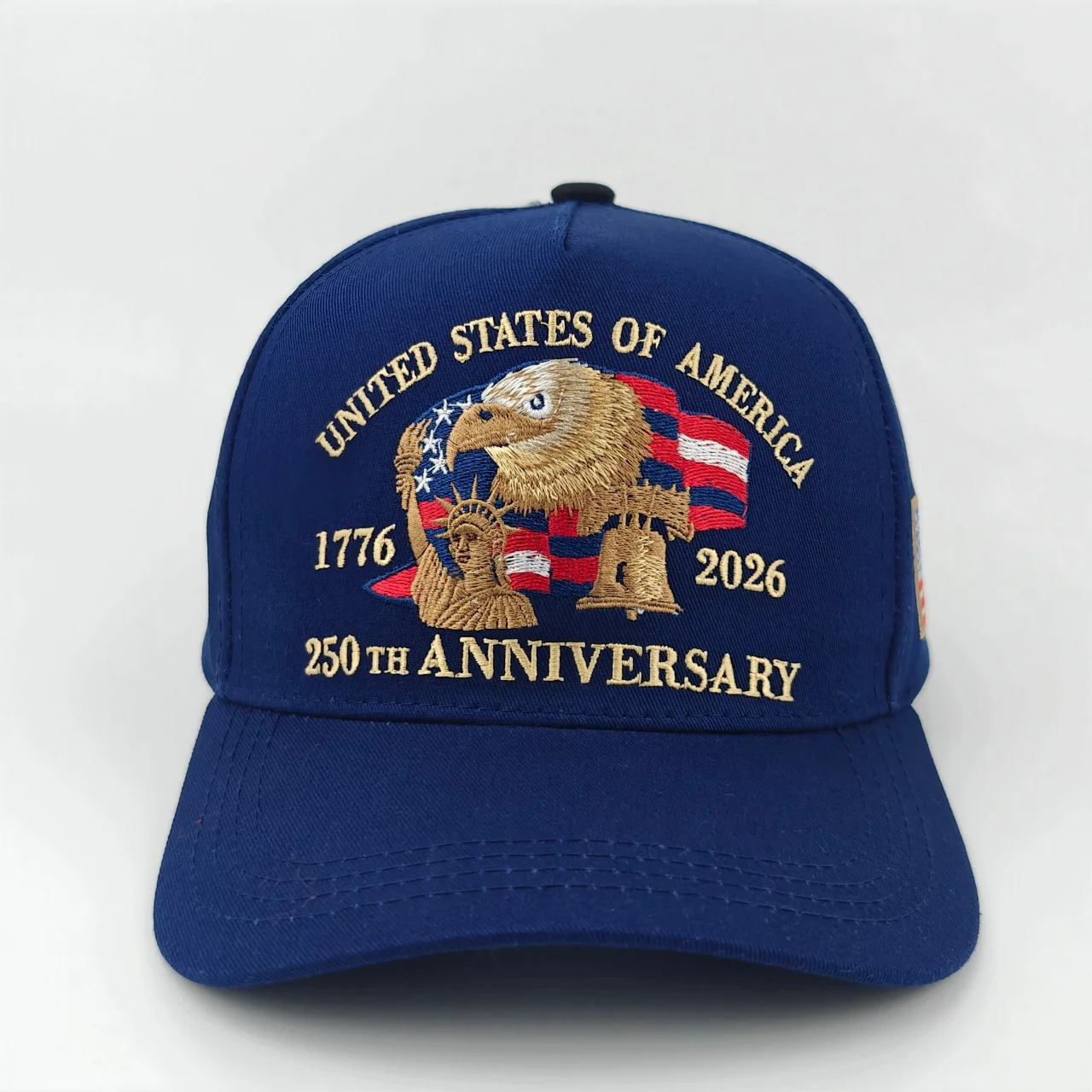 United States 250th Anniversary 1776-2026 Baseball Cap Bald Eagle Liberty Embroidery US Flag Multi-Color Adjustable Hat Men Wome