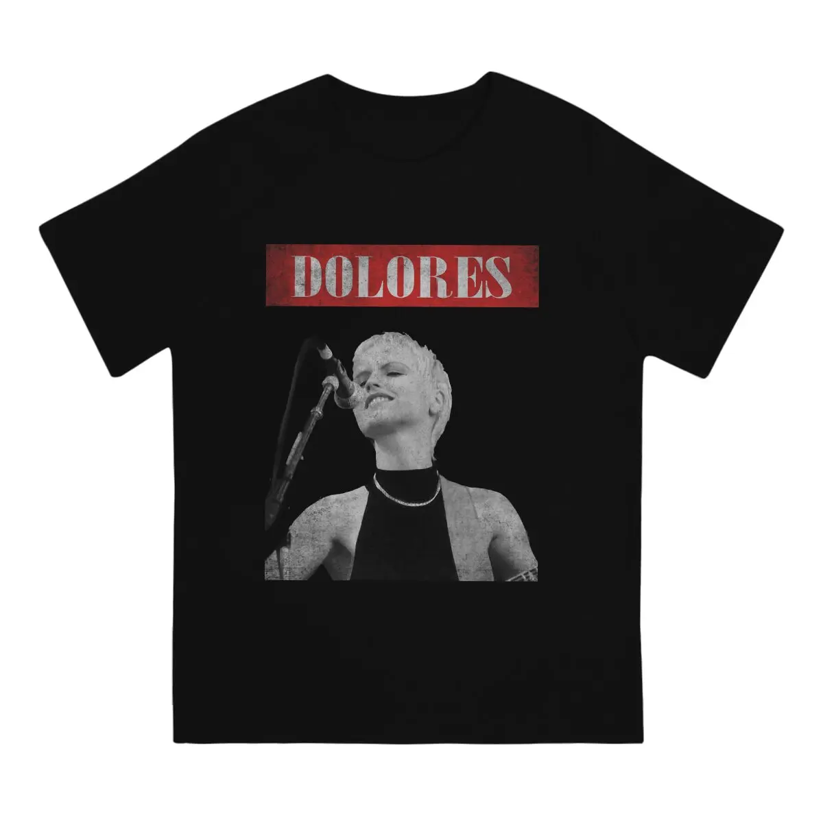 Men Dolores O Riordan T Shirts The Cranberries Cotton Clothing Vintage Short Sleeve O Neck Tees Printed T-Shirts