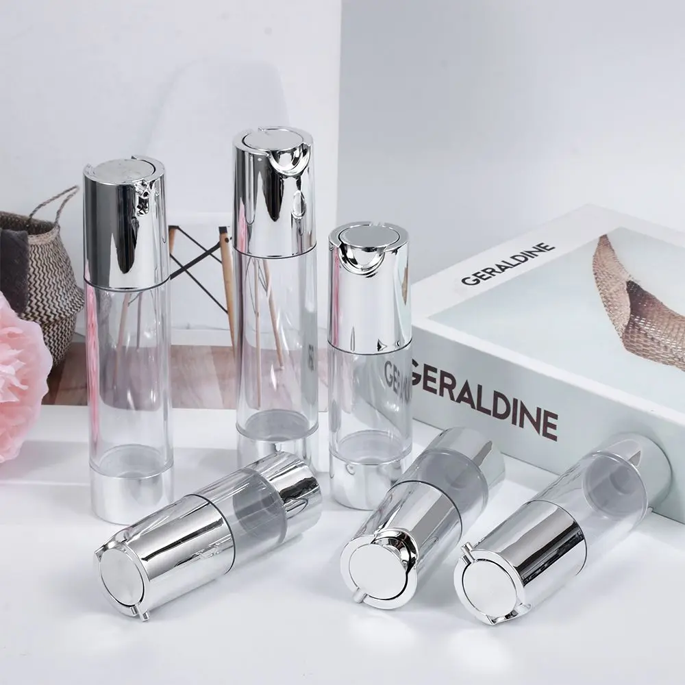 플라스틱 투명 메이크업 도구 빈 병 샴푸 로션 스퀴즈 용기 디스펜서 병