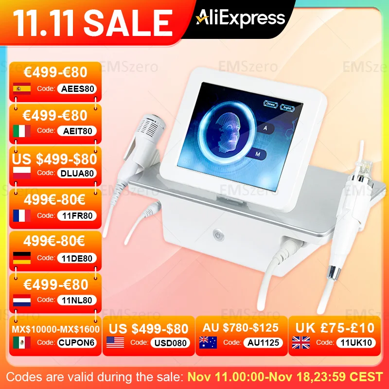 RF Microneedle Beauty Machine Morpheus 8 Microneedling Stretch Mark Remover Fractional Micro Needling