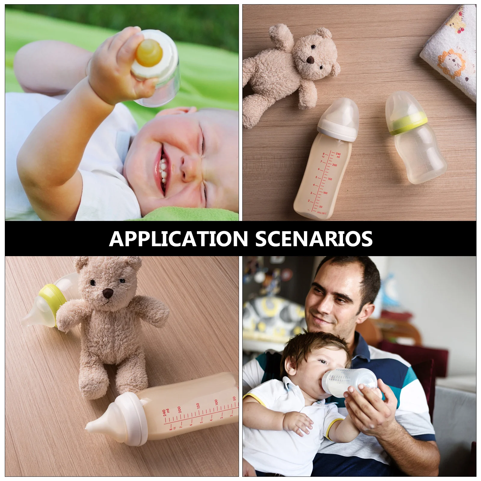 

1pc Milk Bottle Storage Box Baby Bottle Organizer Drying Rack Container For Breastfeeding Supplies Pacifier Fruit Pp Material