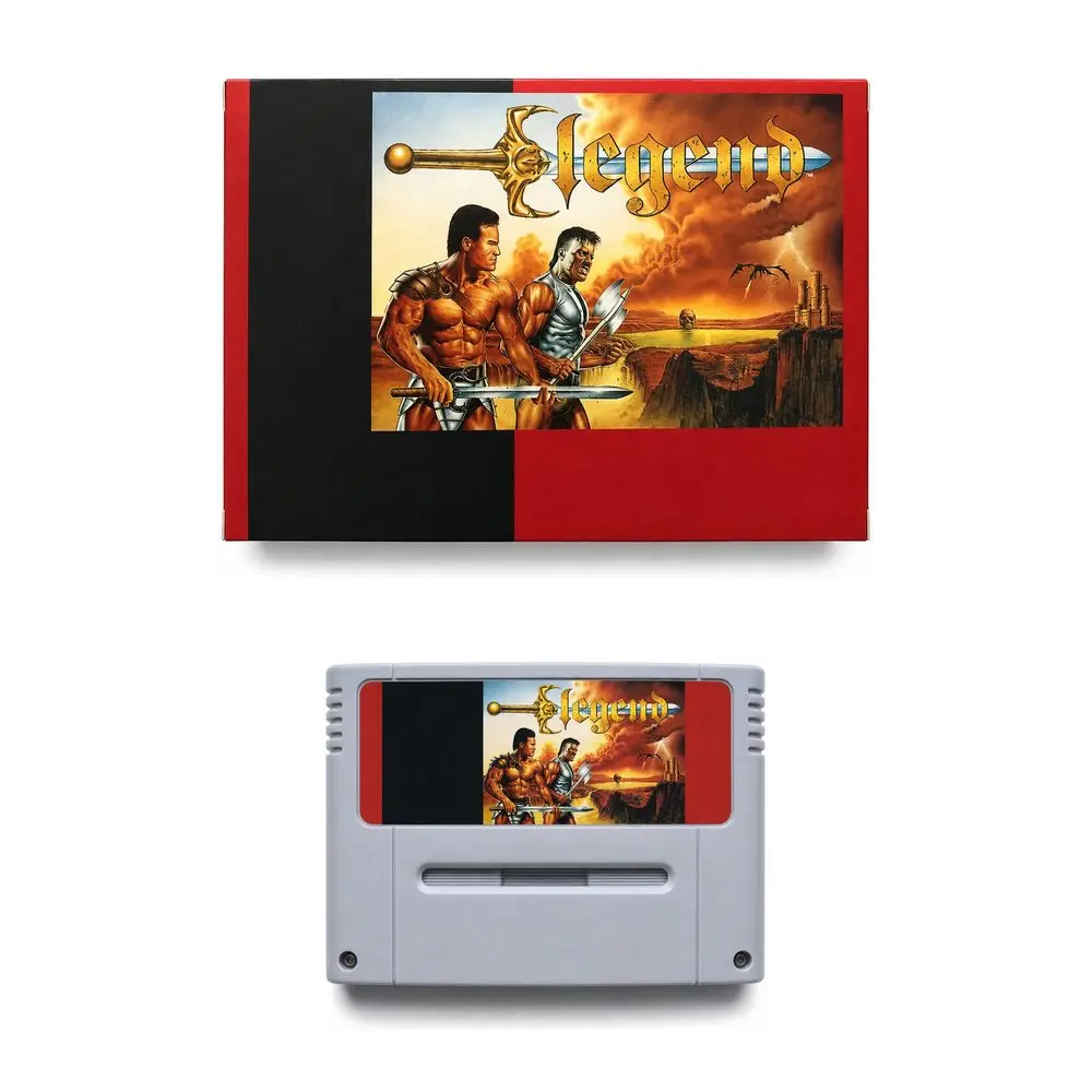 Legend 16-Bit Retro Reproduktions-Cartridge Fantasy Brawler Hack and Slash PAL-Version mit CIB Retail-Box-Option