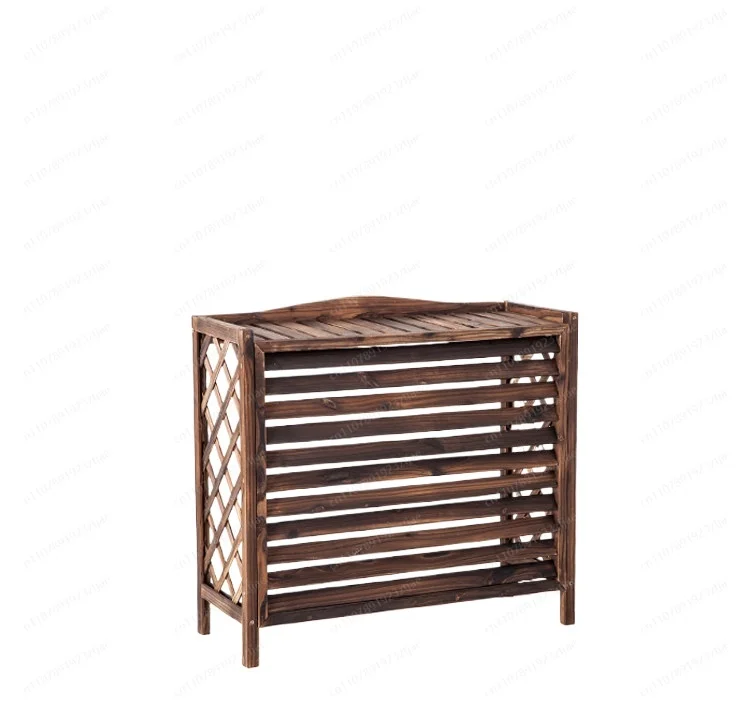 Outdoor central air conditioner, external hood, blinds, grille, vent protection cover, anti-corrosion wood decoration,