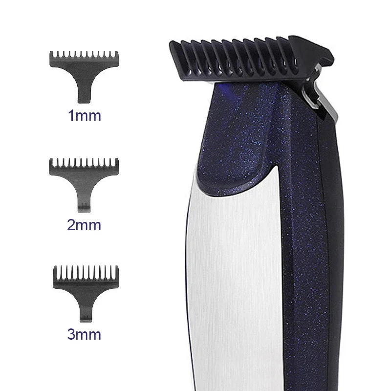 Kemei Trimmer USB Hair Clippers Professional Men Finishing Cutter Cordless Beard Shaver