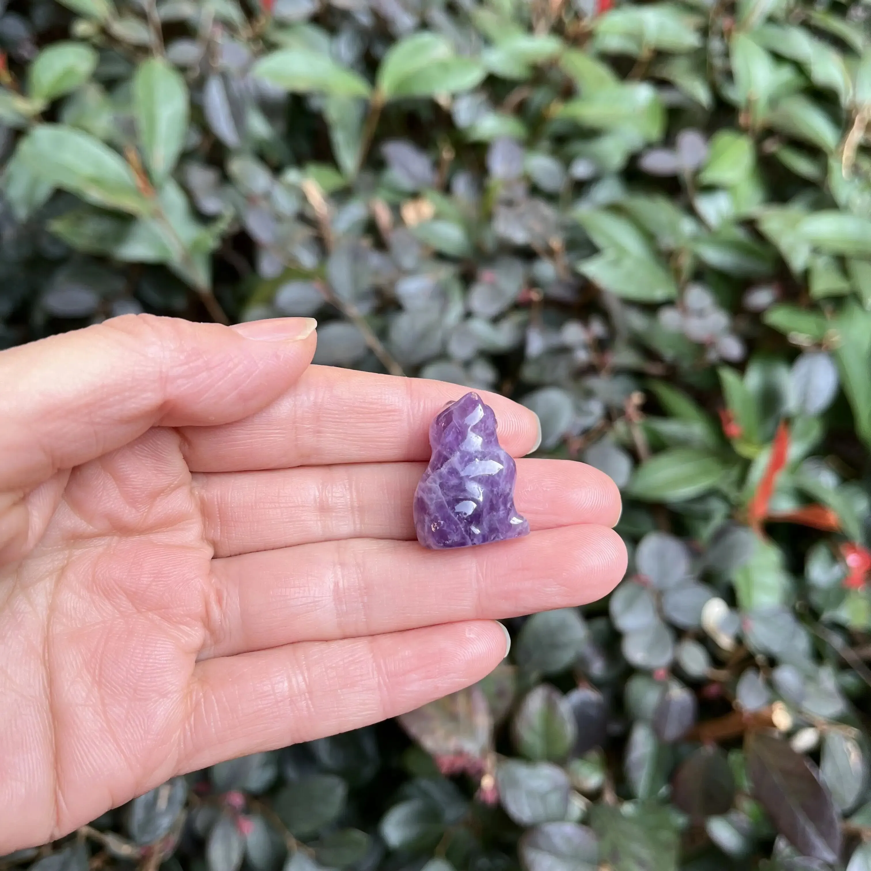 1in Mini Crystal Carved Cat Pocket Decoration HealingStone Home Decoration Animal Statue Crystal Gift