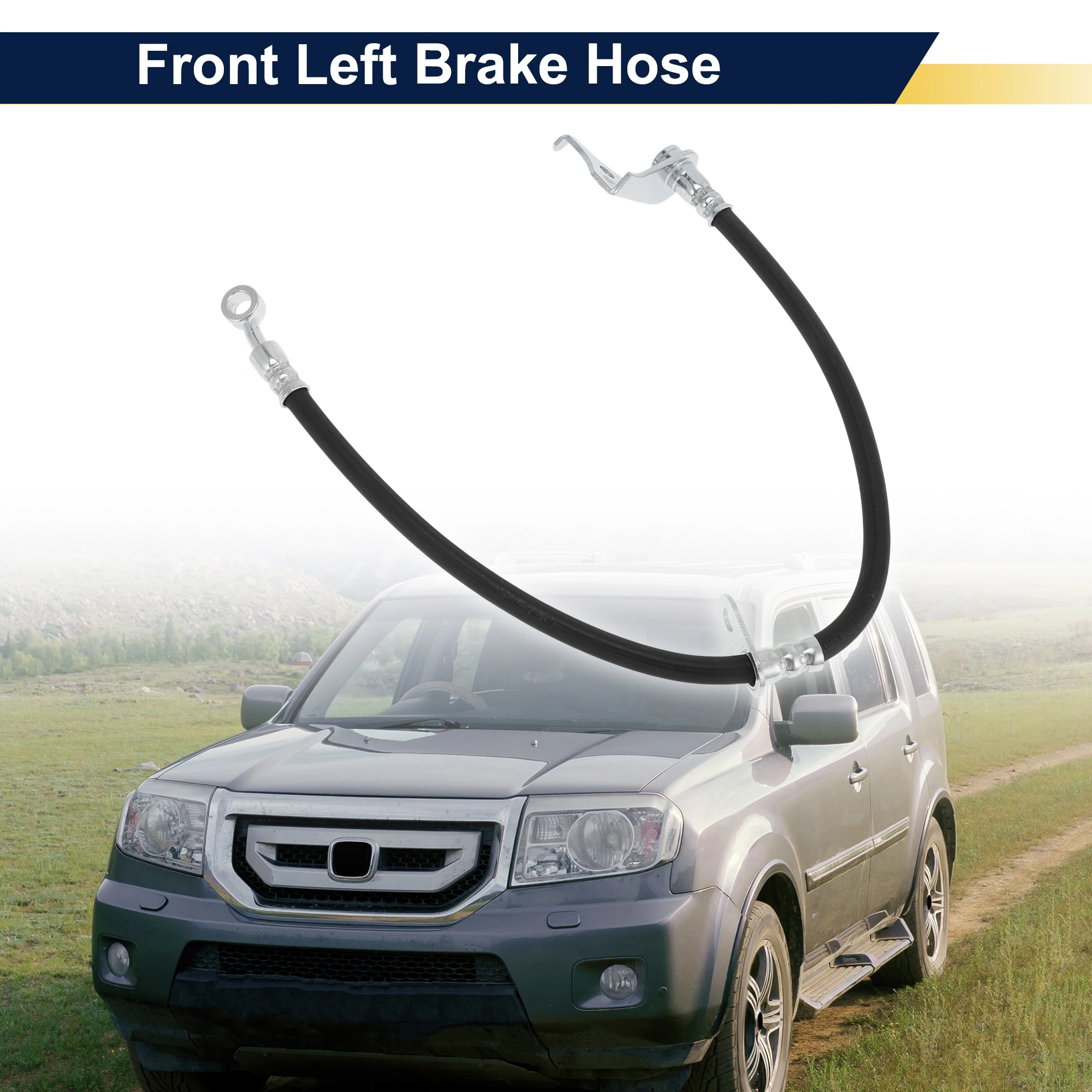 

UXCELL Front Left Brake Hose for Honda Pilot 16-22 Brake Hydraulic Hose No.01465TG5H00