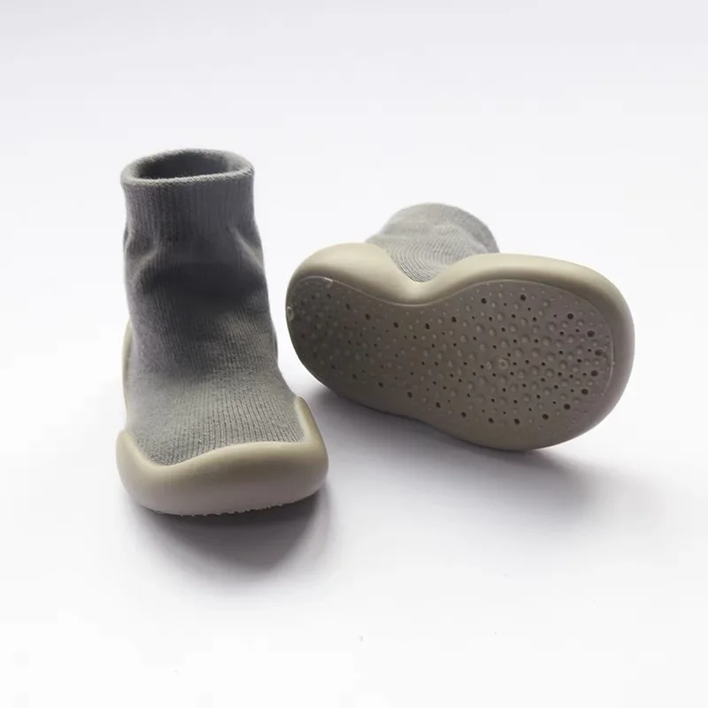 Baby Walking Shoes Spring and Autumn Children's Solid Color Anti Slip Children's Shoes Socks Floor Socks for Boys and Girls
