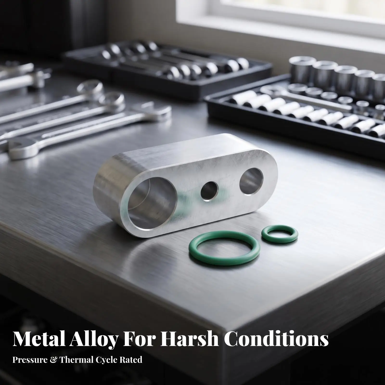 Automotive AC Block Off Kit with Rubber Seals for Climate Control Modifications and Custom Fit