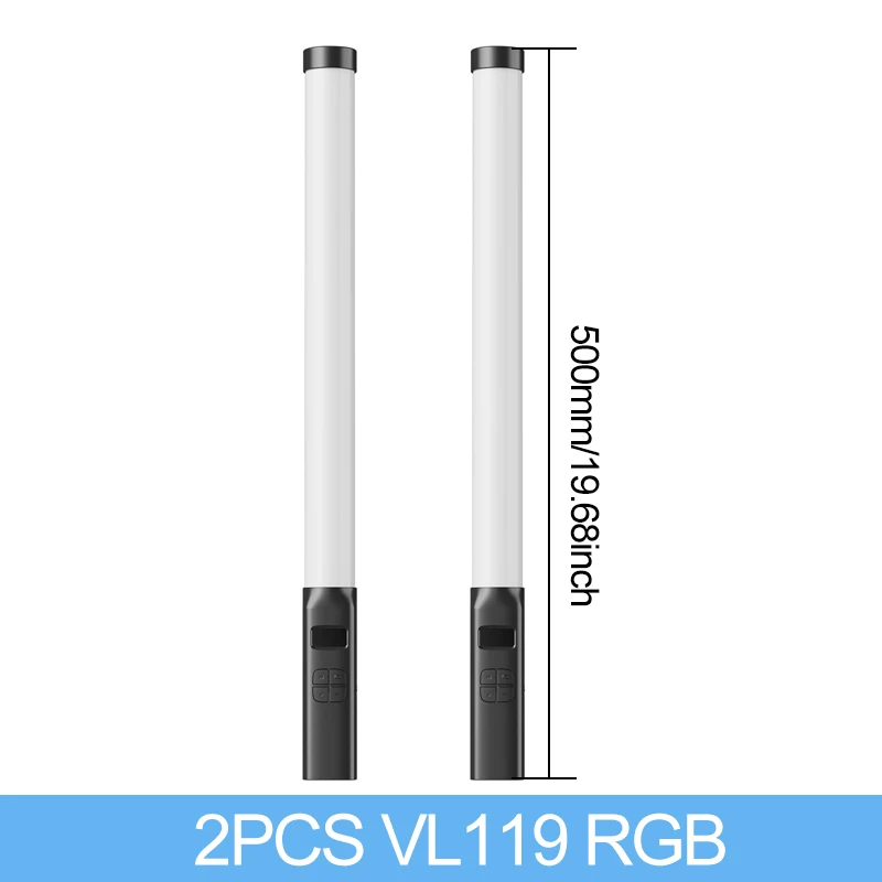 Ulanzi i-Light VL119 RGB-Handlichtstab, LED-RGB-Stick, 2500–9000 K, Fotografie-Beleuchtung, magnetische Röhrenleuchte für Video-Vlog