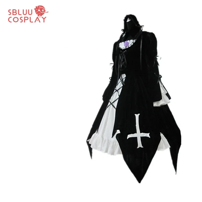 

LQSBluuCosplay Anime Rozen Maiden Cosplay Costume Suigintou Mercury Lampe Cosplay Costumes Velvet Dress Full set