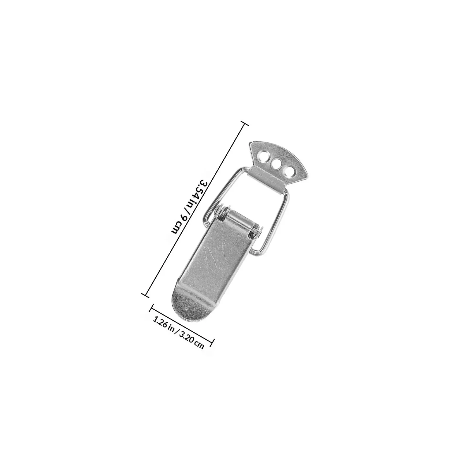 4Pcs Robust Metal Spring Toggle Latch Lock Easy Install Secure Closure for Toolboxes Electrical Enclosures Padlocks Equipment