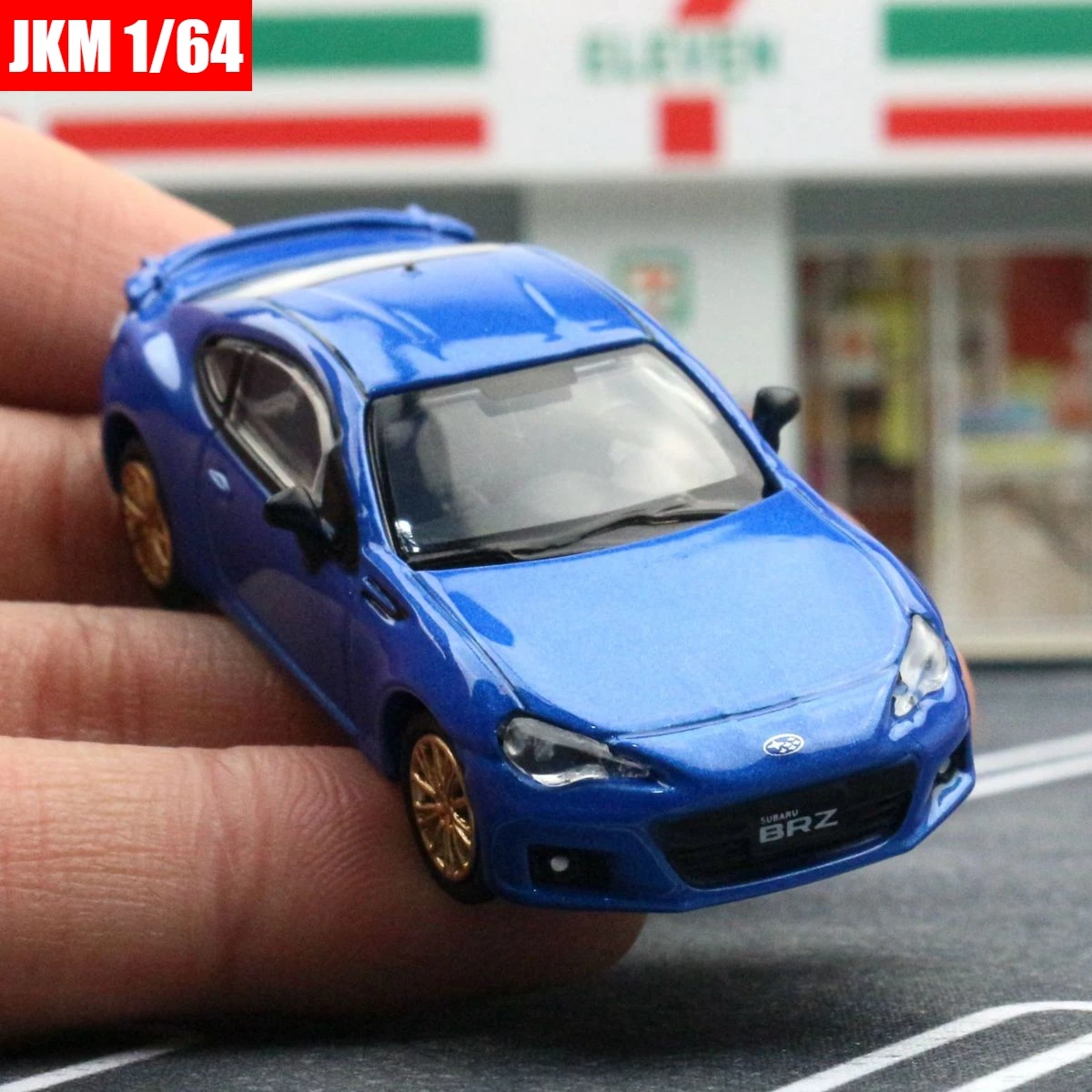 1:64 Subaru BRZ Miniature Model Diecast Metal Zinc Alloy Toy Car 1/64 JKM Super Sport Racing Vehicle Free Wheels Collection Gift