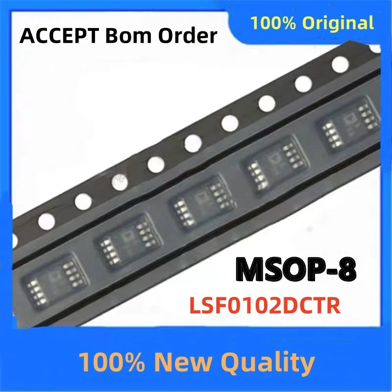 5Pcs 100% New LSF0101DRYR VD SON-6 LSF0102DQER RV X2-SON-8 LSF0101DTQR FC X2-SON-6 LSF0102DCTR NG2(S, Y) MSOP-8