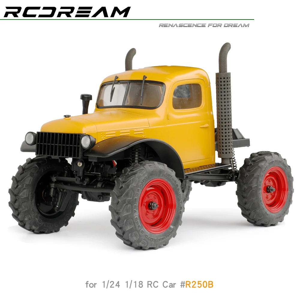 RCDream 1/24 1/18 Stack Exhaust Pipes for FMS FCX24 SCX24 Truck RC Pickup Crawler DIY Upgrade Opiton Decoration Parts #R250B