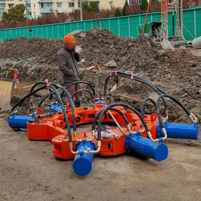 Foundation Pile Hydraulic Cutters Concrete Breaker Pile Breaking Machine for Excavator