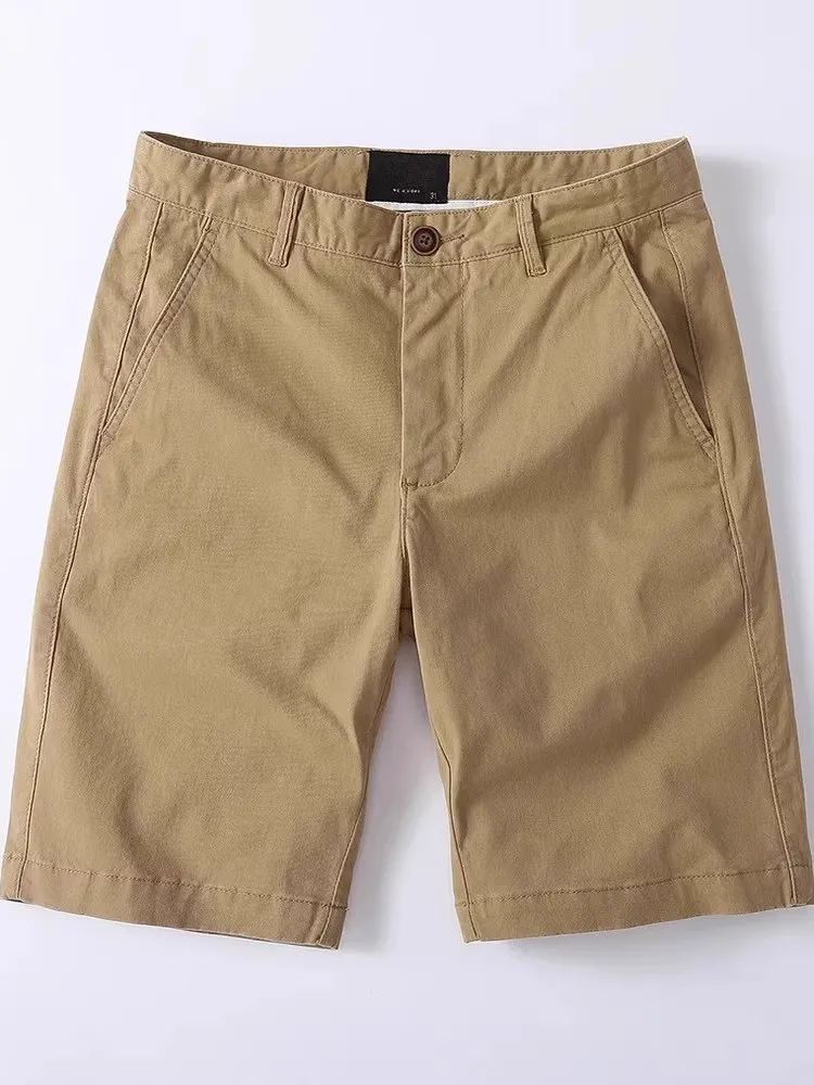 

Men's Cotton Casual orts Faionable Retro Workwear Five-Quarter Length Breathable Comfortable Straight Leg Summer Pants