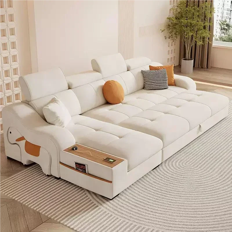 Sofá de madera moderno, almacenamiento minimalista, asiento de amor, reclinable, diseño de sofá blanco, cama plegable, sofá perezoso, Camas Baratos, muebles