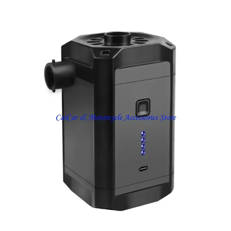 

G5AD Наружный воздушный компрессор Насос двойного действия Надувной дефлятор Продленный срок службы батареи Квадратная форма ABS