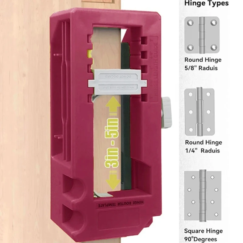 FYBL Door Hinge Installation Kit Door Hinge Jig Fits 90 Degree Angles and Door Hinges with Hinge Type Square
