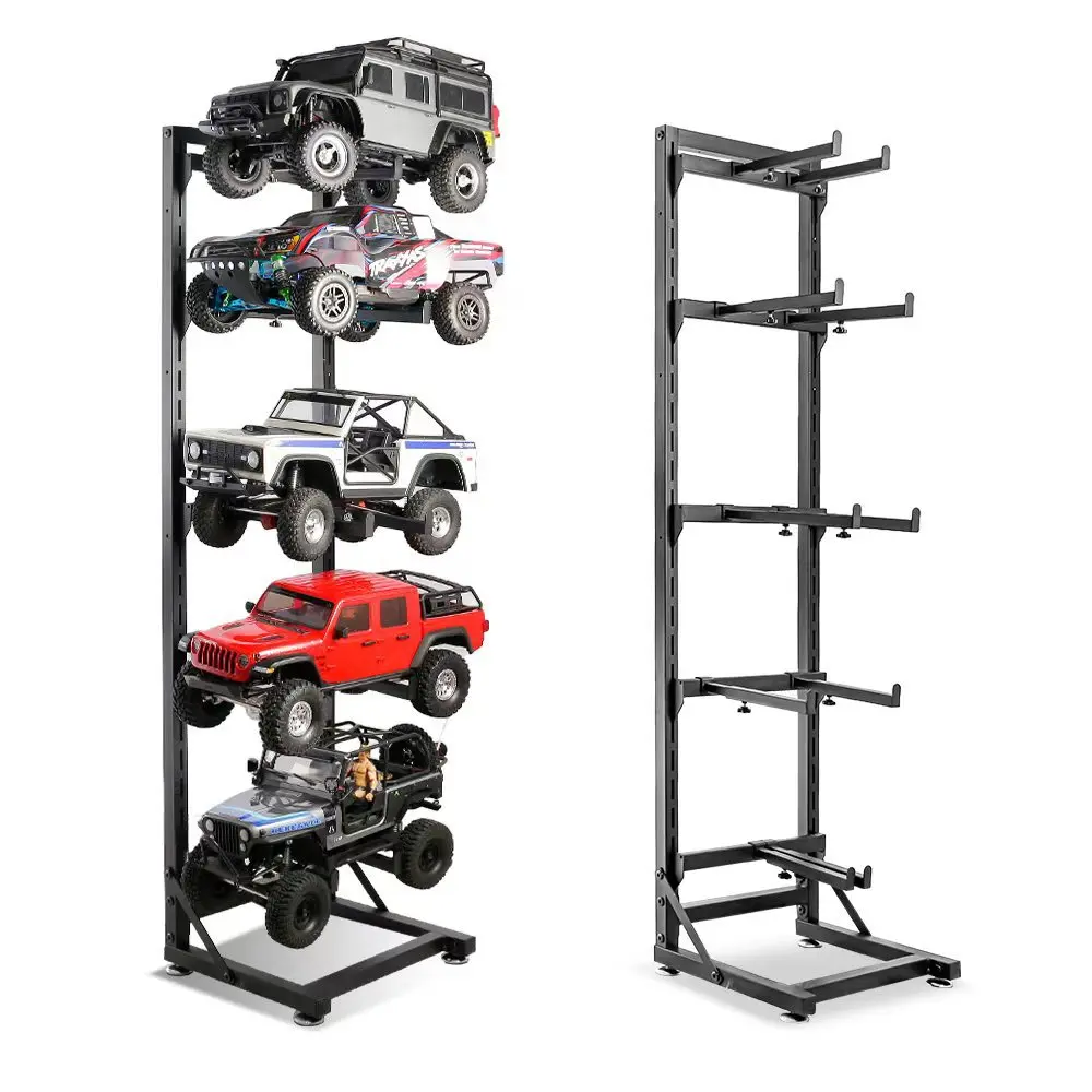 RC Model Car Display Stand Multi-Function Vertical Storage Shelf Rack for RC Car Collection and Organizer