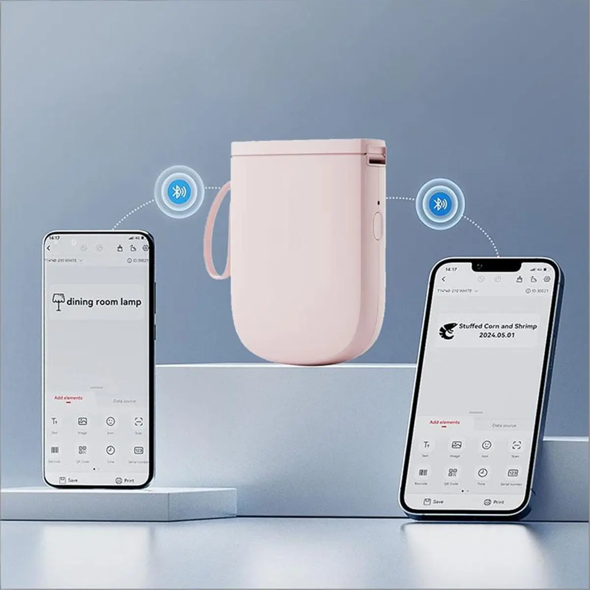 【a60i~】d11ラベルプリンター-300dpi-bluetoothワイヤレス-ミニポータブルラベルメーカー-ネームタグ-キッチンステッカー印刷機
