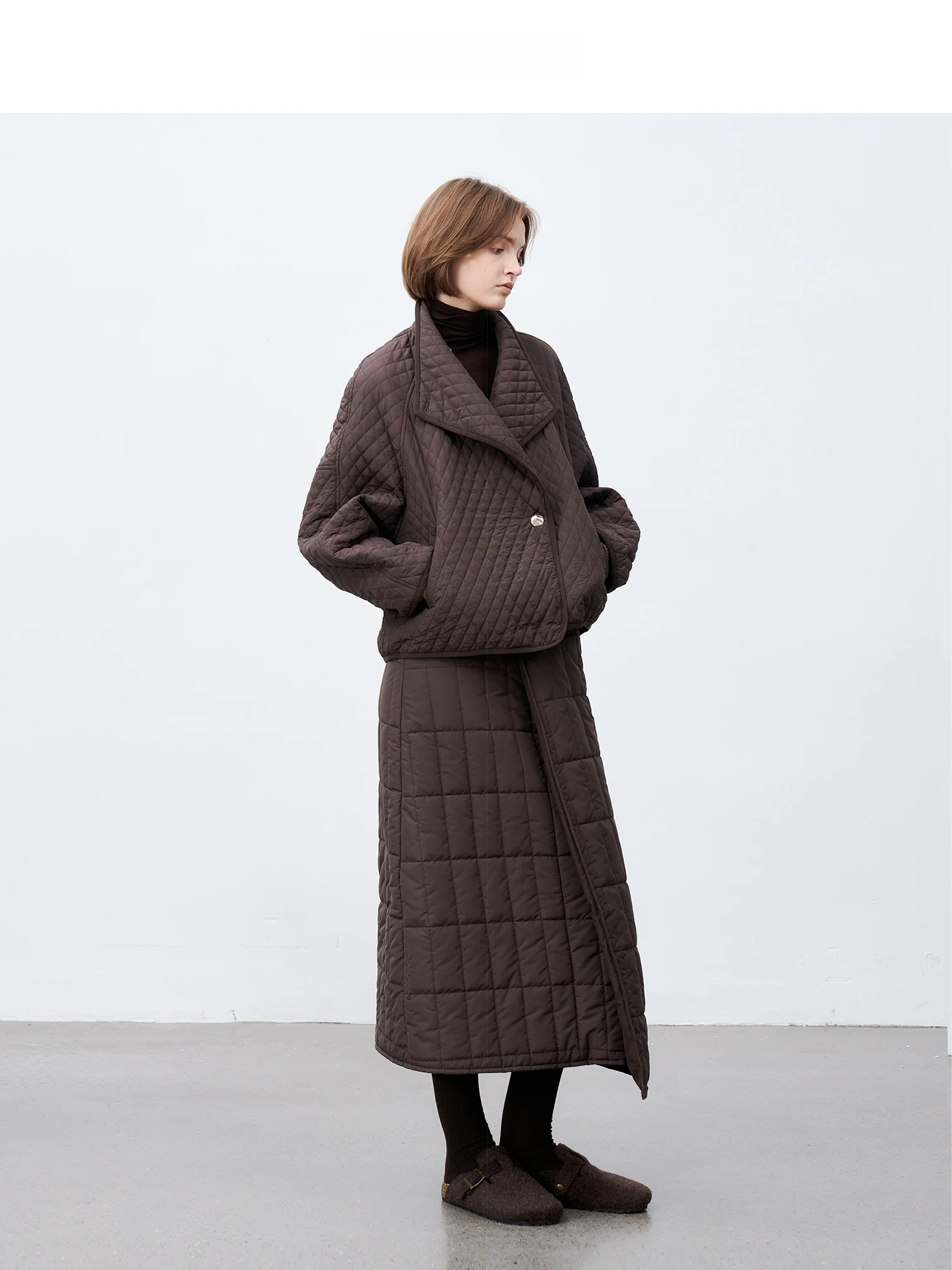 

TAGEECHITA женская повседневная теплая хлопковая куртка с диагональным воротником, свободная зимняя верхняя одежда, пальто