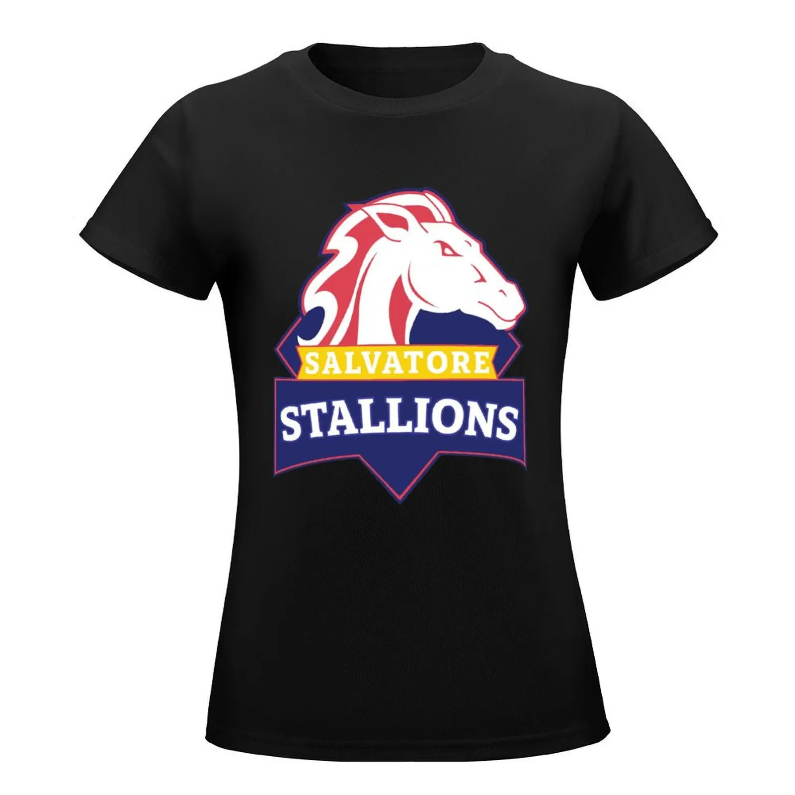 Salvatore Stallions - Legacies / TVD / The Originals T-Shirt shirts graphic tees kawaii clothes white t-shirts for Women