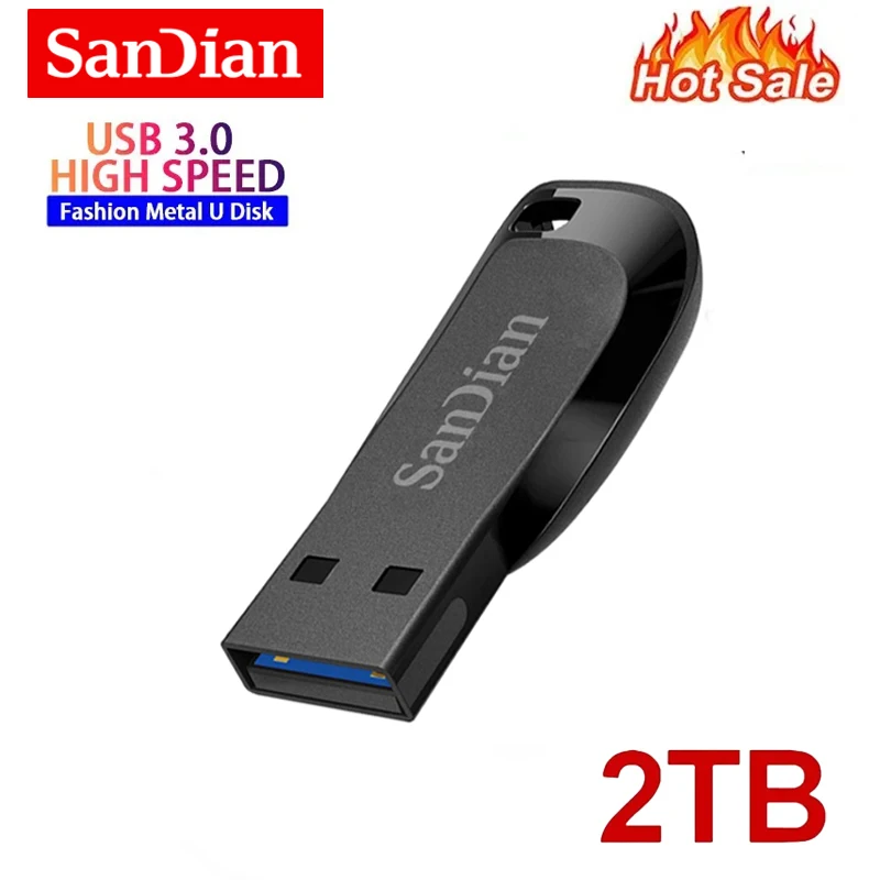 2TB 1TB USB Флешка OTG Metal USB 3.0 Pen Drive Key 128GB Type C High Speed Pendrive Mini Flash Drive 64GB Memory Stick