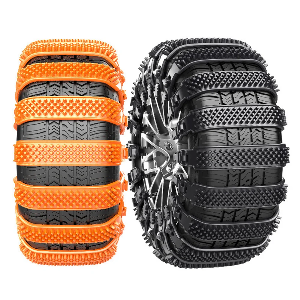 2024 Snow Chain Tyre Chain Urethane Set Wheel Ties Belts Car Tires Chains Winter Anti-Slip Chain Anti Skid Snow Emergency